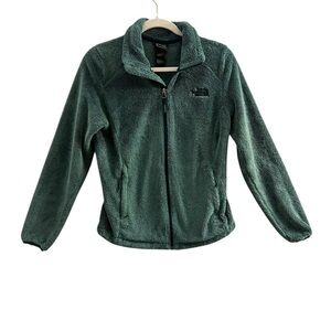 The North Face Green Fuzzy Fleece Jacket. Women’s XS